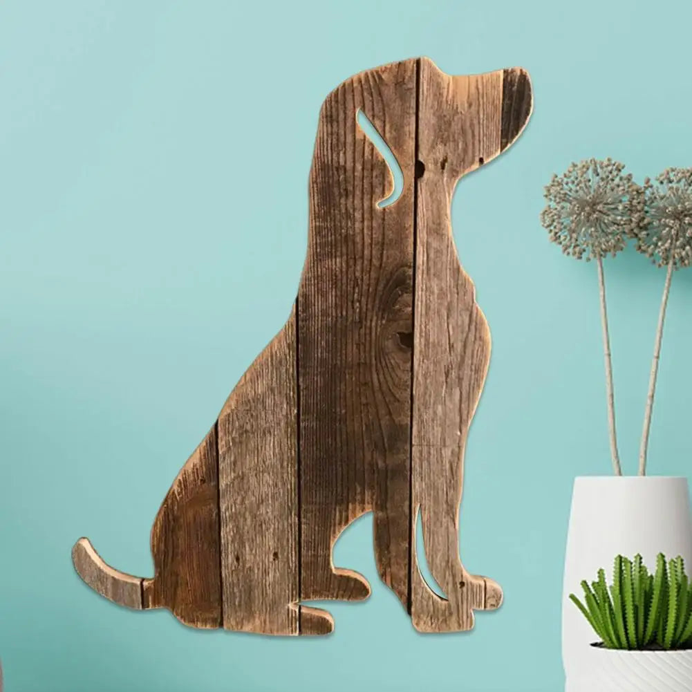 Farmhouse Wooden Dog Wall Art