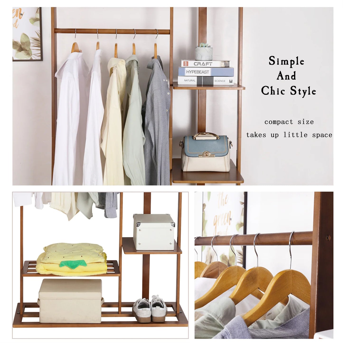 Bamboo Clothing Rack