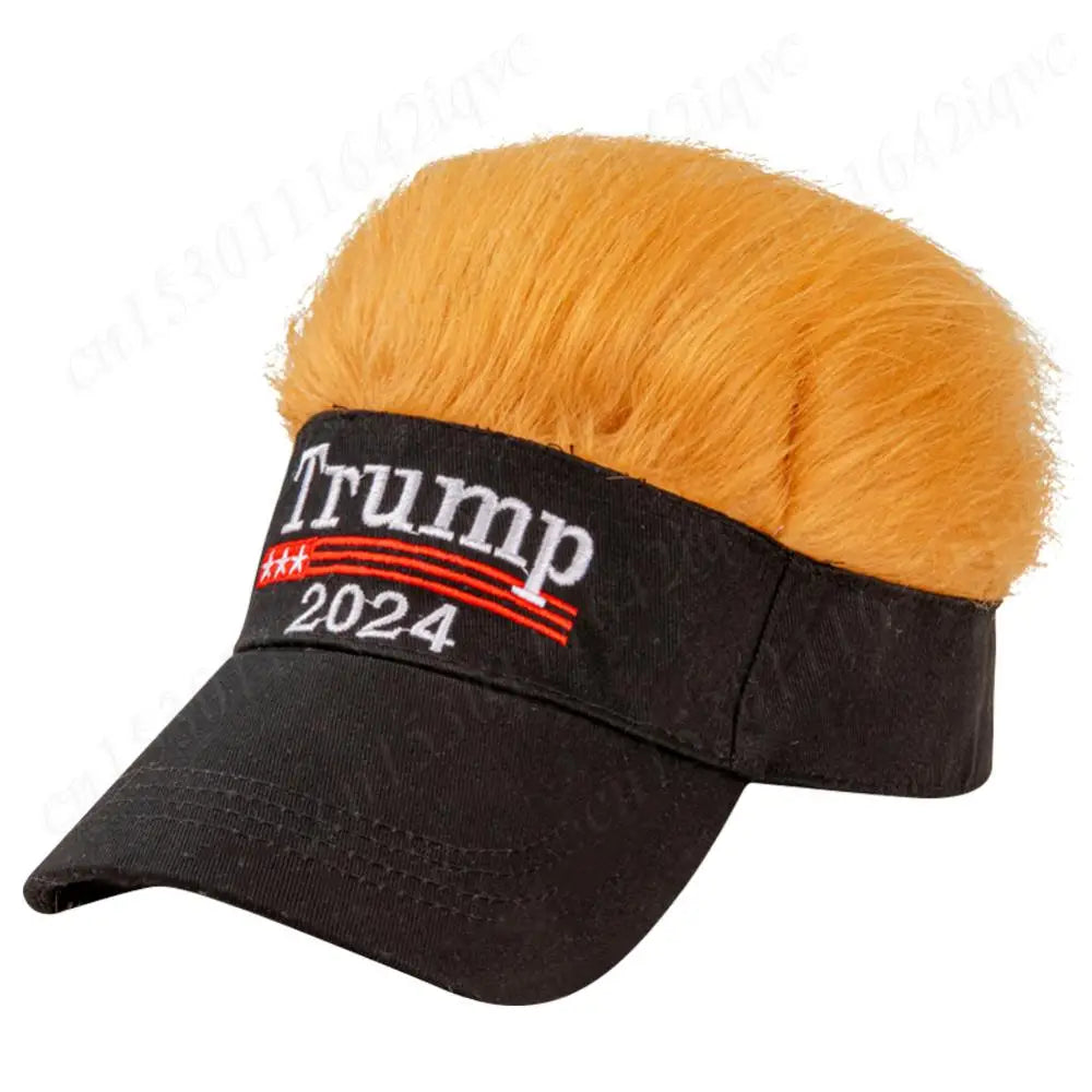 Trump Hat with Hair