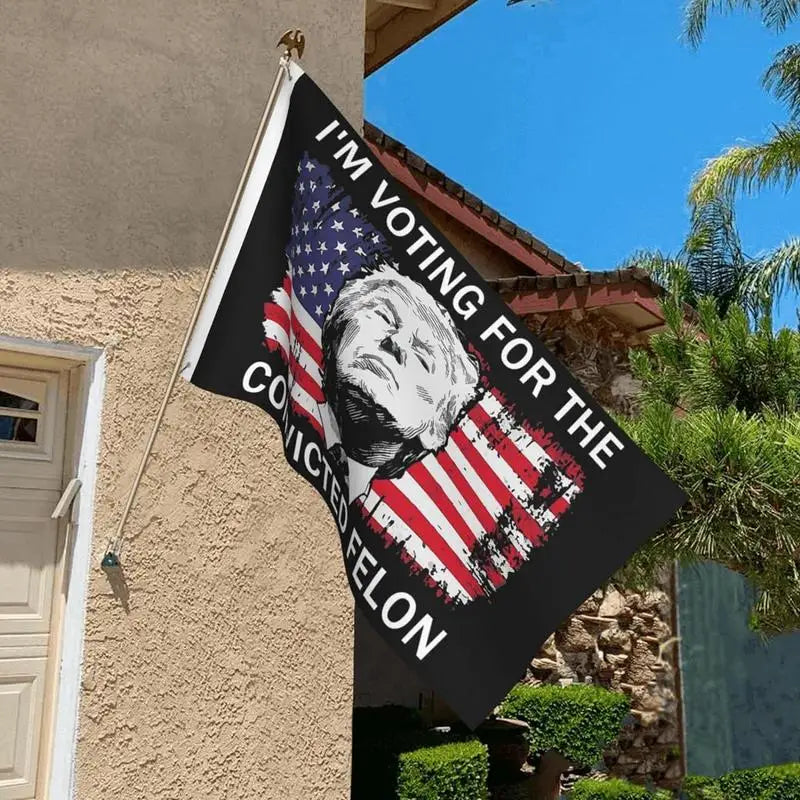 I'm Voting For The Convicted Felon Flag