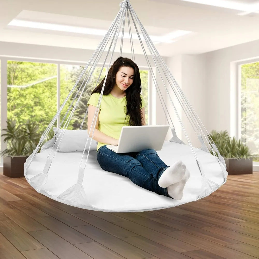 Hanging Swing Cotton Double Hammock Daybed