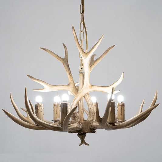 Antler Candle Light Chandelier