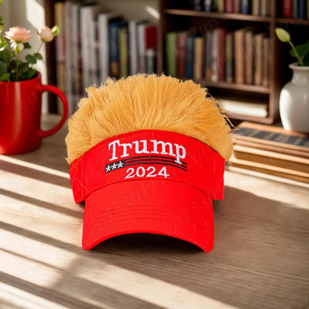 Trump Hat with Hair