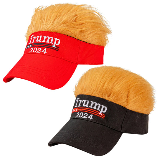 Trump Hat with Hair