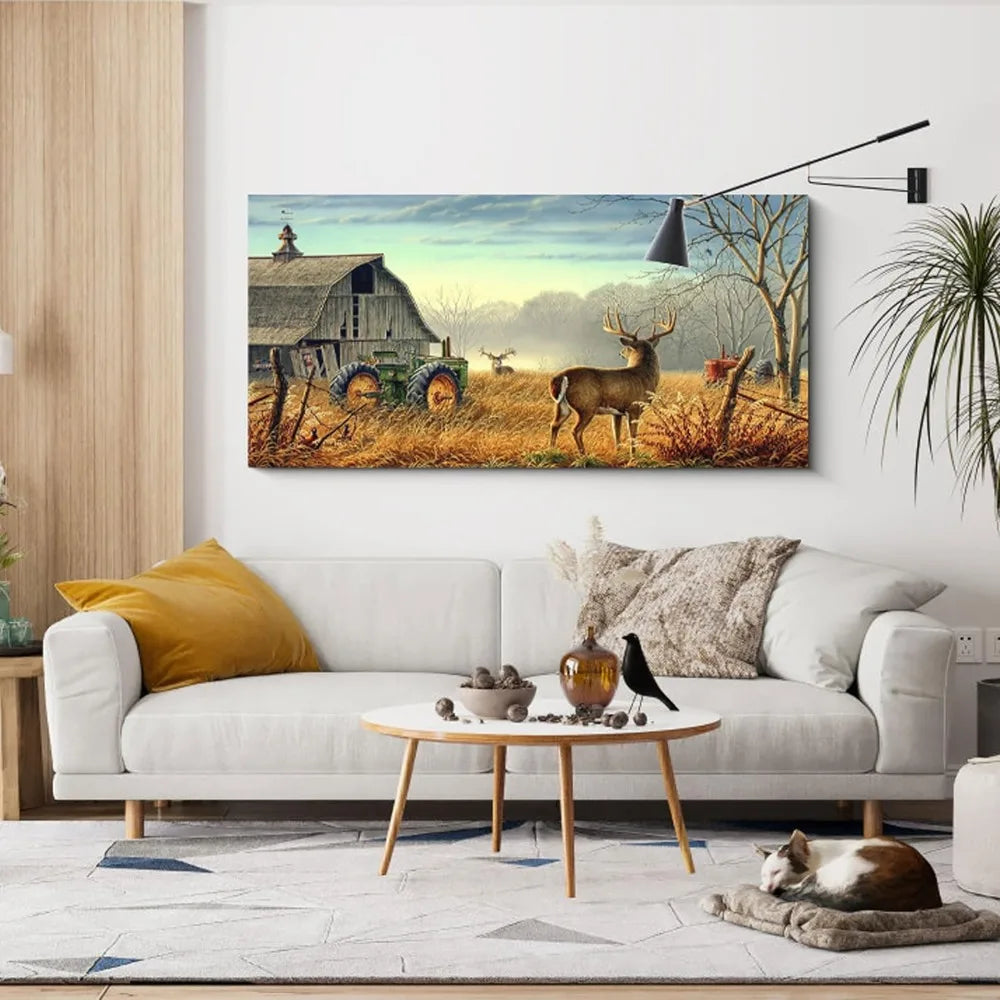 Rustic Wildlife Hunting Artwork