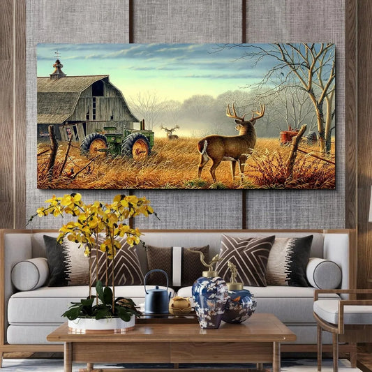 Rustic Wildlife Hunting Artwork