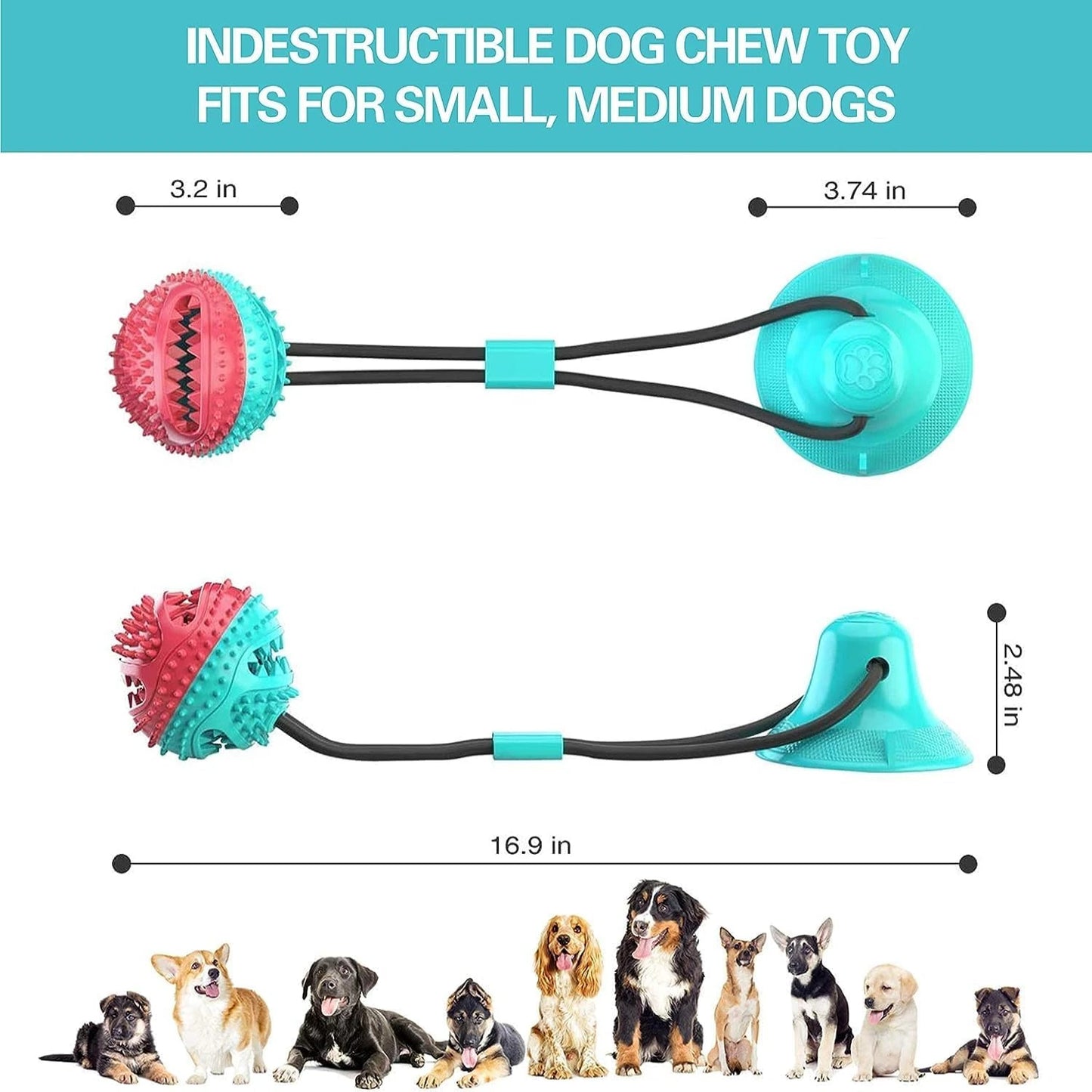 Exciting and Durable Indestructible Aggressive Chew Interactive Rope Knot Dog Toy - Top Choice for Enhancing Mental Stimulation