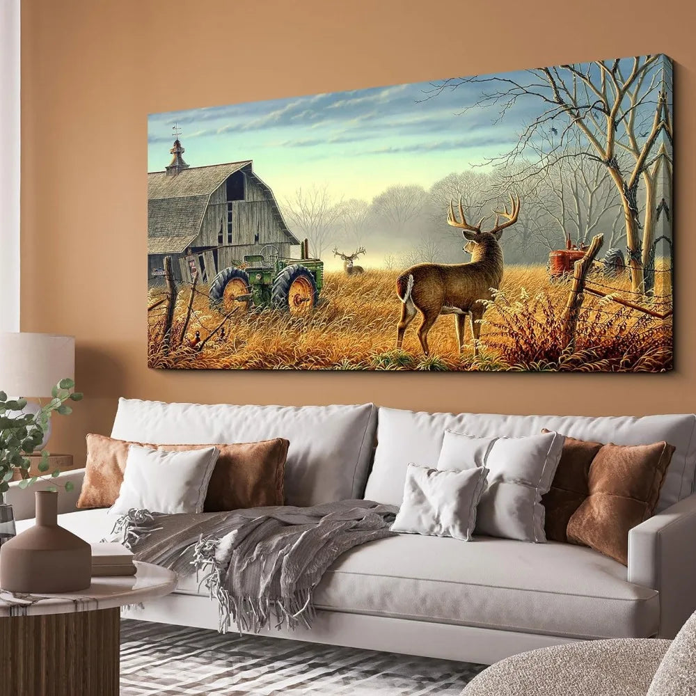 Rustic Wildlife Hunting Artwork