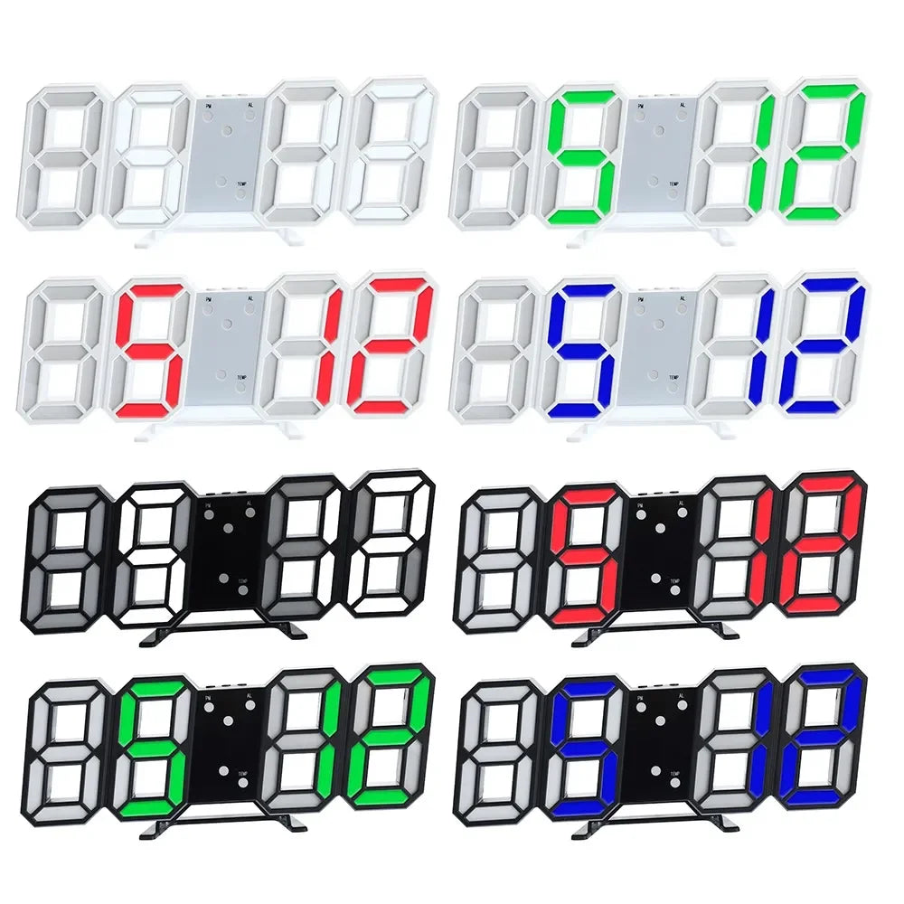 3D LEDs Digital Clock