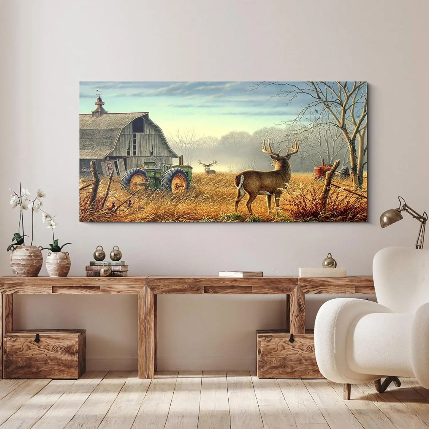 Rustic Wildlife Hunting Artwork