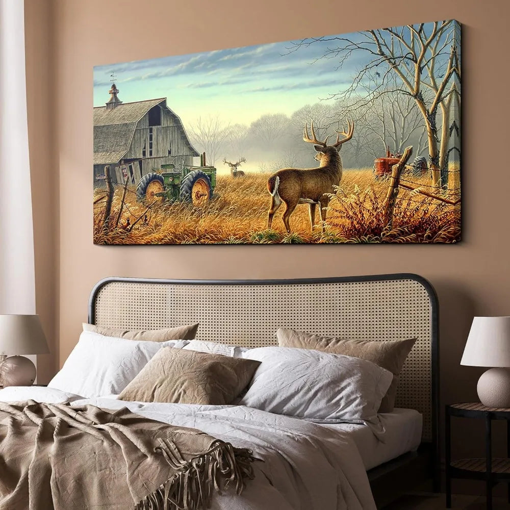 Rustic Wildlife Hunting Artwork