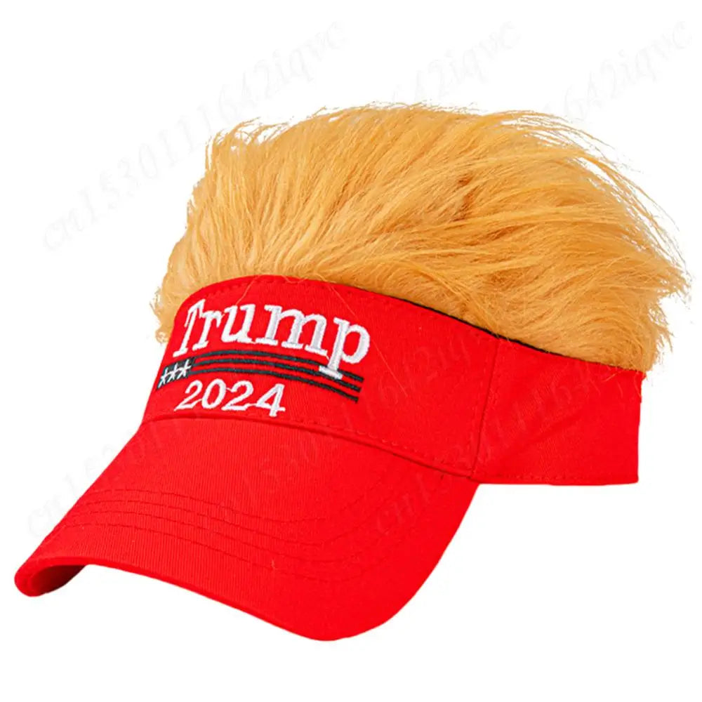 Trump Hat with Hair