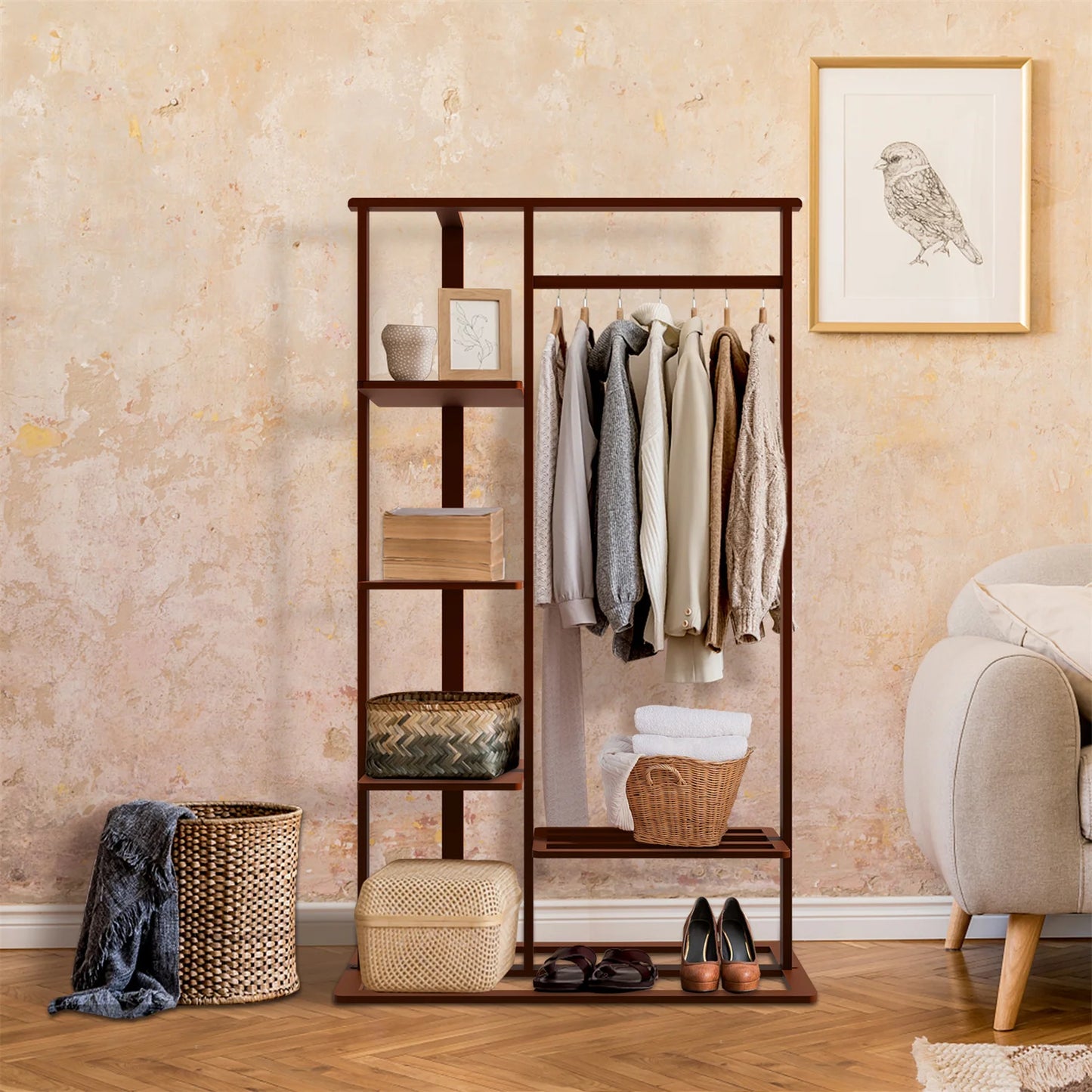 Bamboo Clothing Rack