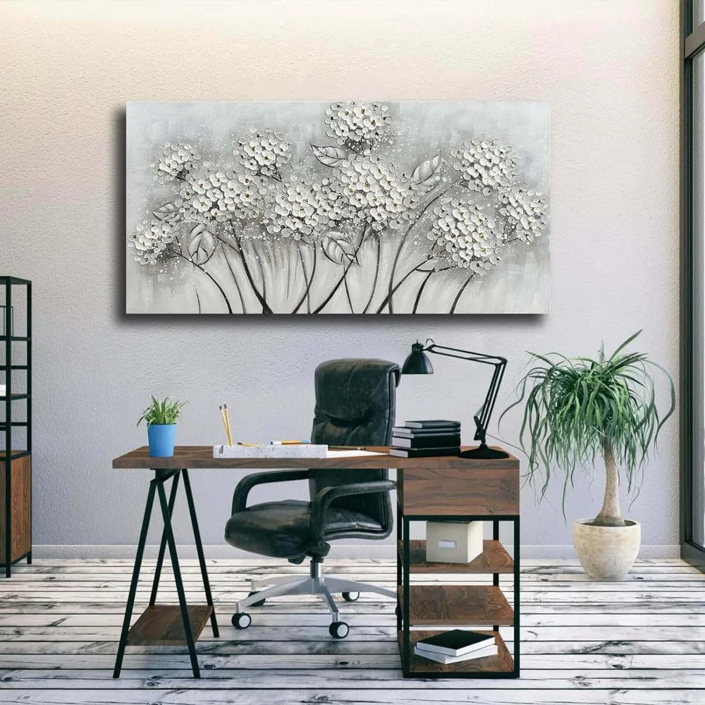 Large Floral Oil Painting